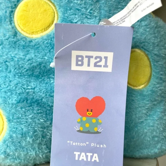 BT21 Tata Smiling Tatton PlushieBT21Toys & Plushies. NEW!